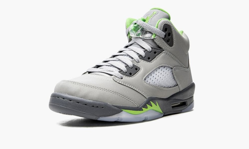 Nike Air Jordan 5 GS 'Green Bean 2022' Lasten Kengät Hopea Vihreä Harmaat | 687CLYWSH