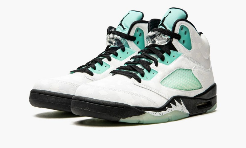 Nike Air Jordan 5 'Island Green' Miesten Kengät Valkoinen Mustat Valkoinen Vihreä | 035SYNCGI