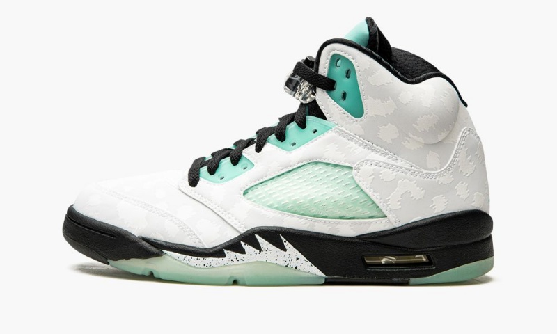 Nike Air Jordan 5 \'Island Green\' Miesten Kengät Valkoinen Mustat Valkoinen Vihreä | 035SYNCGI