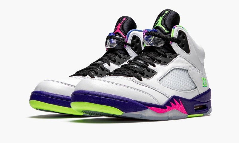 Nike Air Jordan 5 Retro 'Alternate Bel-Air' Miesten Kengät Valkoinen Violetit Pinkki | 289TFDVJY