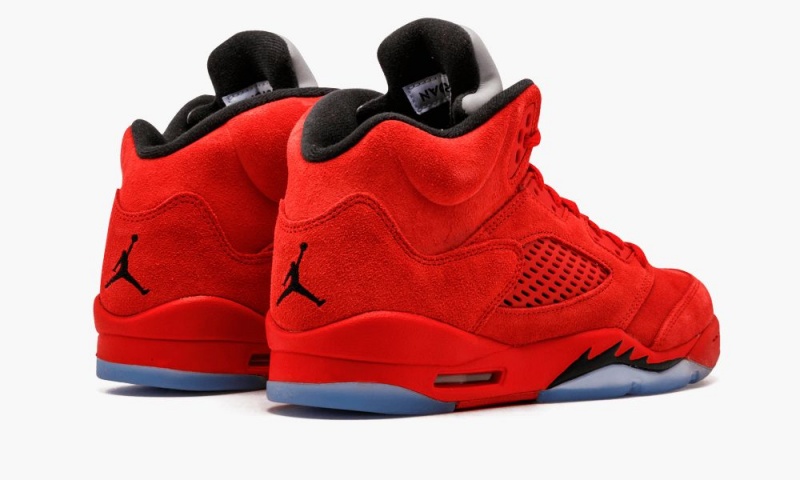 Nike Air Jordan 5 Retro BG 'Red Mokka' Lasten Kengät Punainen Mustat | 714KERABW
