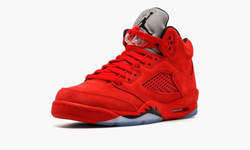 Nike Air Jordan 5 Retro BG 'Red Mokka' Lasten Kengät Punainen Mustat | 714KERABW