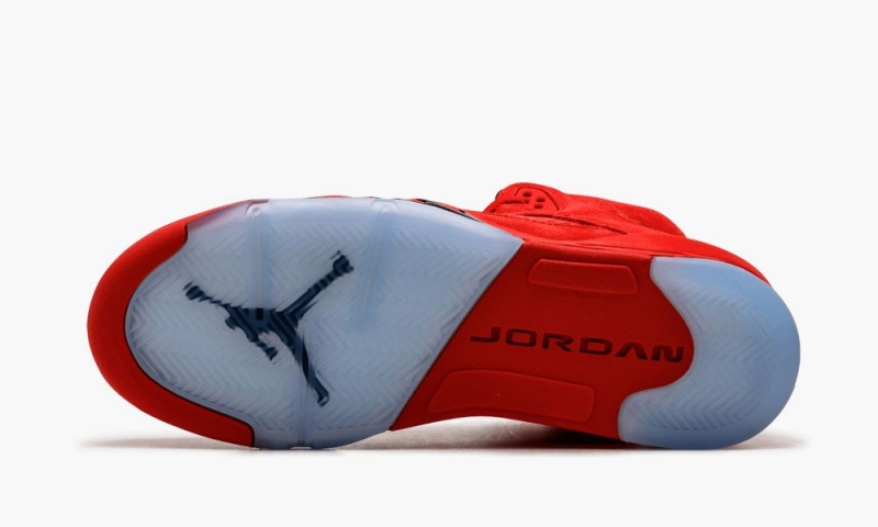 Nike Air Jordan 5 Retro BG 'Red Mokka' Lasten Kengät Punainen Mustat | 714KERABW