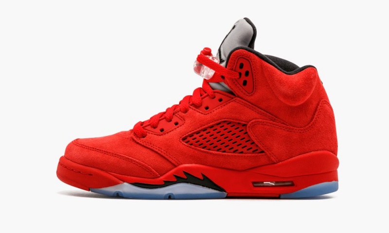 Nike Air Jordan 5 Retro BG \'Red Mokka\' Lasten Kengät Punainen Mustat | 714KERABW