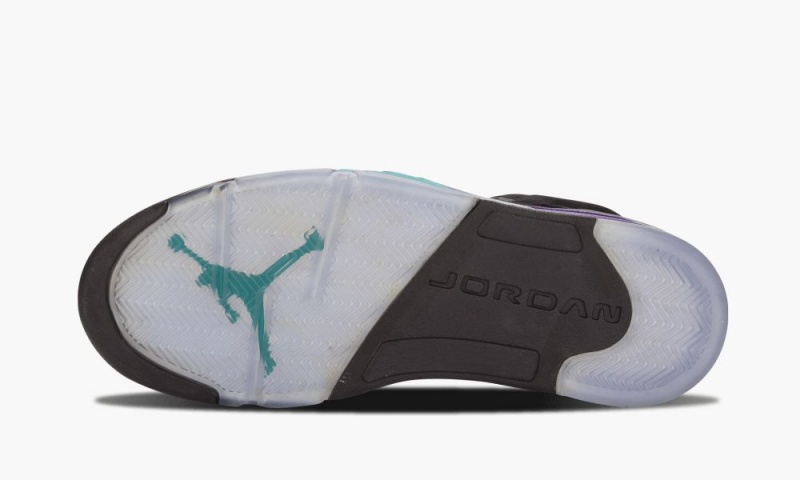 Nike Air Jordan 5 Retro 'Black Grape' Miesten Kengät Mustat Turkoosi Violetit | 863QYIPNR