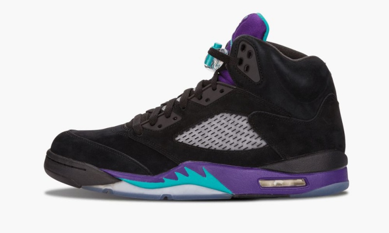 Nike Air Jordan 5 Retro \'Black Grape\' Miesten Kengät Mustat Turkoosi Violetit | 863QYIPNR