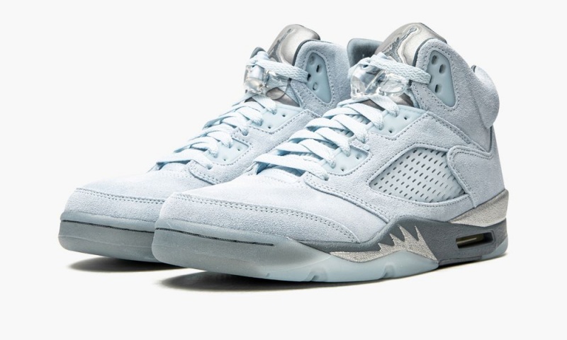 Nike Air Jordan 5 Retro 'Blue Bird' Naisten Kengät Sininen Harmaat | 417EKLXUS