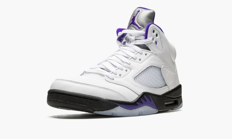 Nike Air Jordan 5 Retro 'Concord' Miesten Kengät Valkoinen Mustat | 318CSAINP