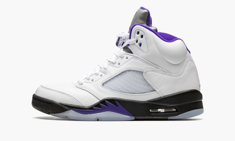 Nike Air Jordan 5 Retro \'Concord\' Miesten Kengät Valkoinen Mustat | 318CSAINP