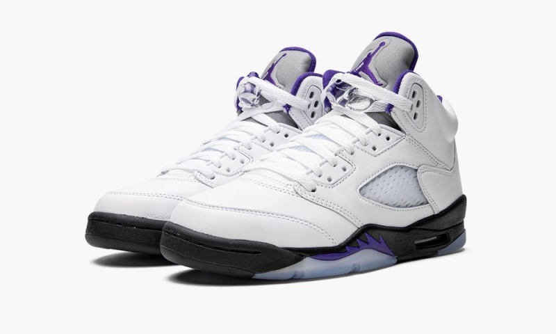Nike Air Jordan 5 Retro GS 'Concord' Lasten Kengät Valkoinen Mustat | 502APXVGO