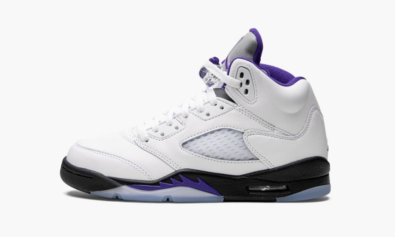 Nike Air Jordan 5 Retro GS \'Concord\' Lasten Kengät Valkoinen Mustat | 502APXVGO