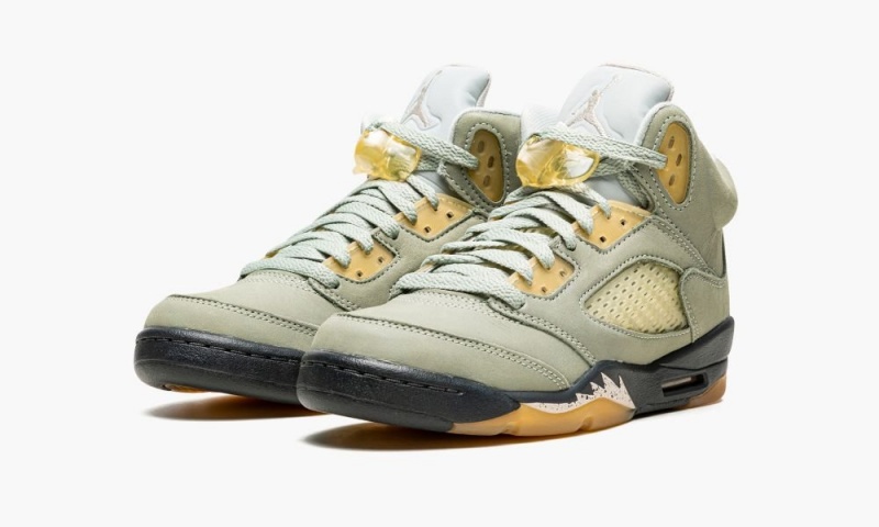 Nike Air Jordan 5 Retro GS 'Jade Horizon' Lasten Kengät Vaaleanhopea | 736TRDQEV