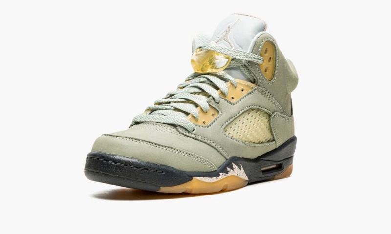 Nike Air Jordan 5 Retro GS 'Jade Horizon' Lasten Kengät Vaaleanhopea | 736TRDQEV