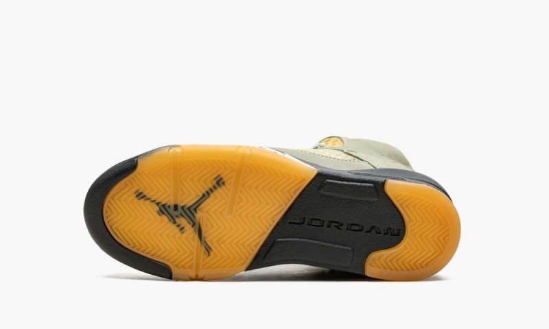 Nike Air Jordan 5 Retro GS 'Jade Horizon' Lasten Kengät Vaaleanhopea | 736TRDQEV