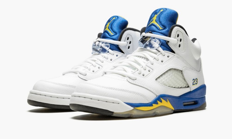 Nike Air Jordan 5 Retro (GS) 'Laney' Lasten Kengät Valkoinen | 896YDVBHE