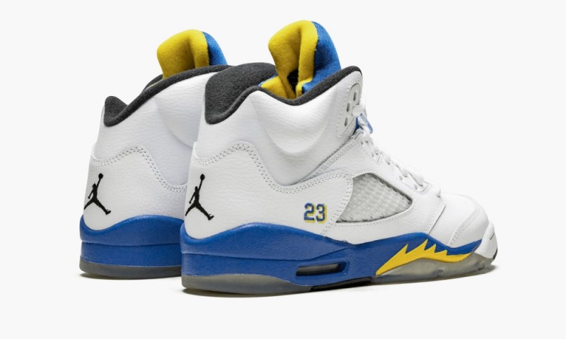 Nike Air Jordan 5 Retro (GS) 'Laney' Lasten Kengät Valkoinen | 896YDVBHE