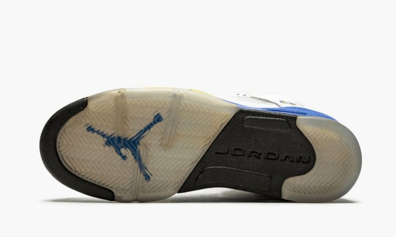 Nike Air Jordan 5 Retro (GS) 'Laney' Lasten Kengät Valkoinen | 896YDVBHE