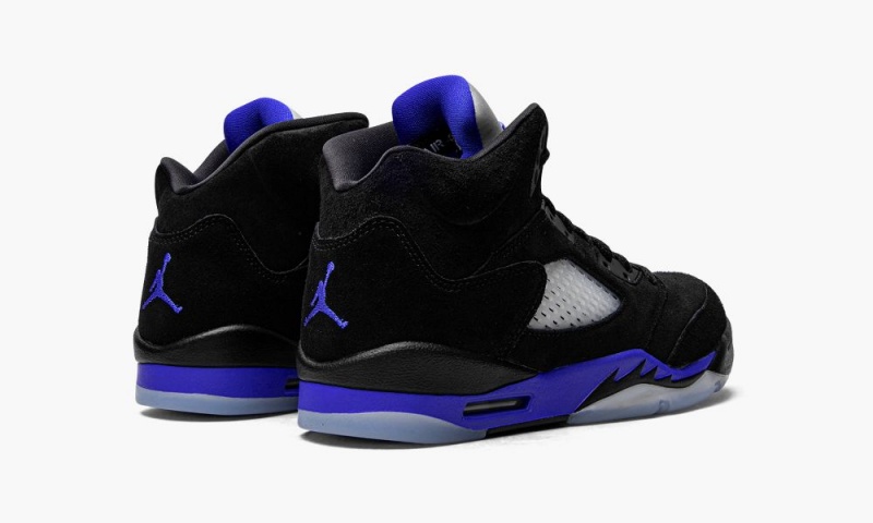 Nike Air Jordan 5 Retro GS 'Racer Blue' Lasten Kengät Mustat Sininen | 860QFXZWU