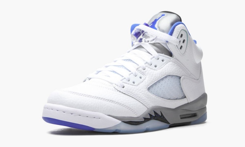 Nike Air Jordan 5 Retro GS 'Stealth 2.0' Lasten Kengät Valkoinen Kuninkaallinen Sininen | 482MPYXUF
