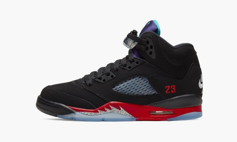Nike Air Jordan 5 Retro GS 'Top 3' Lasten Kengät Mustat Punainen Violetit | 462FYHZTC