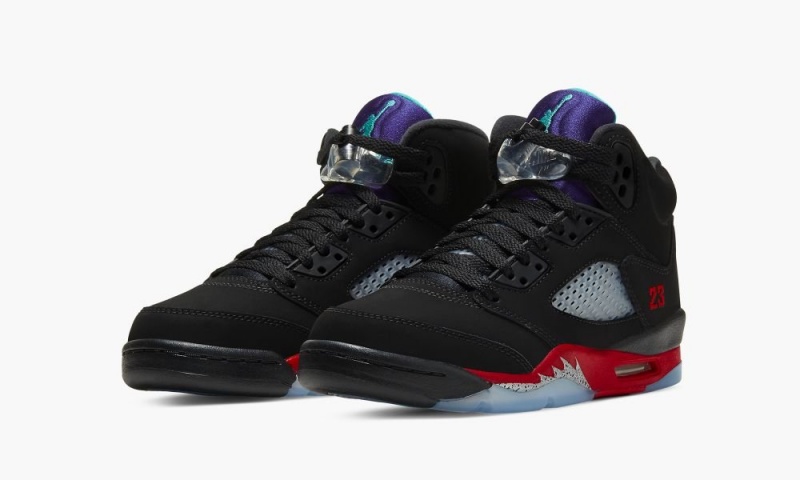 Nike Air Jordan 5 Retro GS 'Top 3' Lasten Kengät Mustat Punainen Violetit | 462FYHZTC