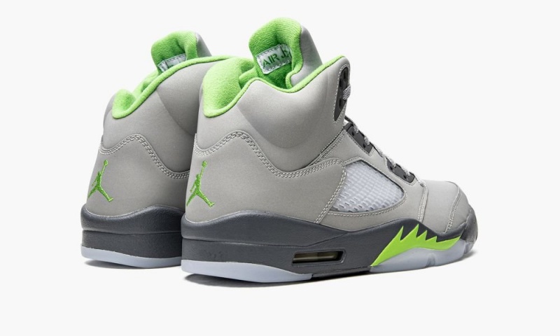 Nike Air Jordan 5 Retro 'Green Bean 2022' Miesten Kengät Hopea Vihreä Harmaat | 427YRBCSJ