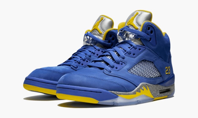 Nike Air Jordan 5 Retro 'Laney Varsity Royal' Miesten Kengät Kuninkaallinen Sininen Vaaleanharmaat | 870RNLEFI