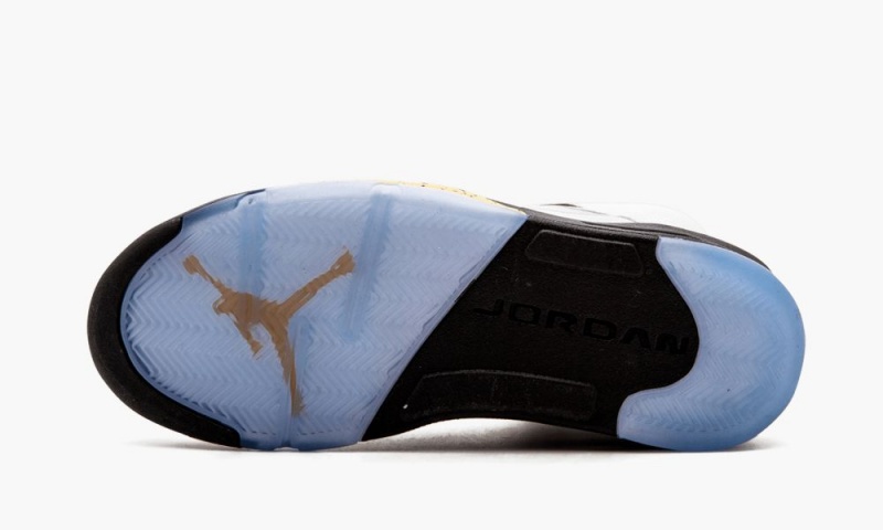 Nike Air Jordan 5 Retro 'Olympic Gold Medal' Miesten Kengät Valkoinen Mustat Kultaiset | 278CALPIB