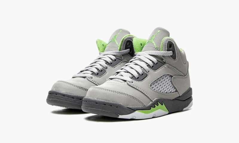 Nike Air Jordan 5 Retro PS 'Green Bean' Lasten Kengät Vihreä Harmaat | 421CMAGIW