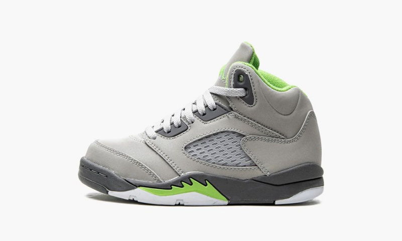 Nike Air Jordan 5 Retro PS \'Green Bean\' Lasten Kengät Vihreä Harmaat | 421CMAGIW