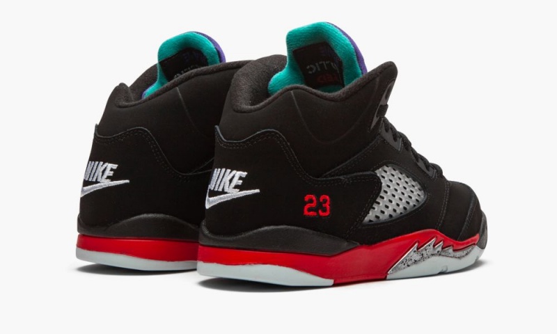 Nike Air Jordan 5 Retro PS 'Top 3' Lasten Kengät Mustat Punainen Violetit | 594FVBOAR
