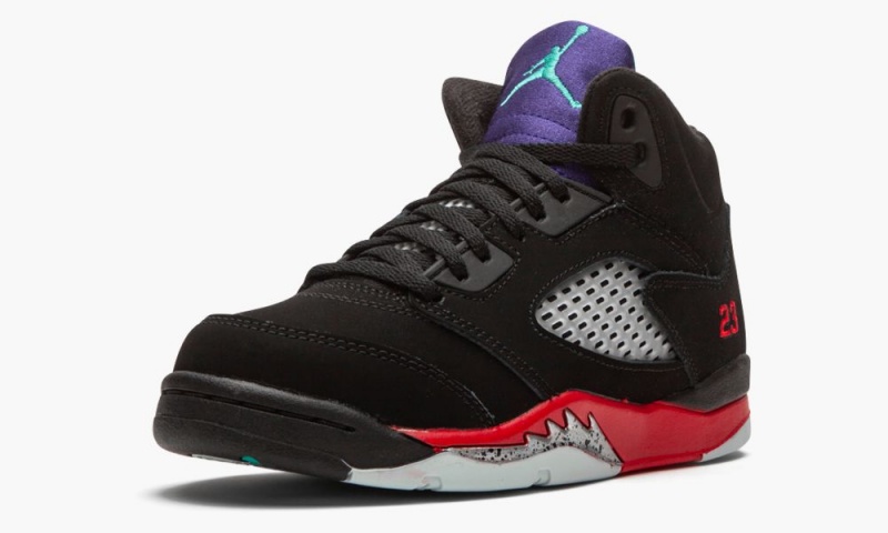 Nike Air Jordan 5 Retro PS 'Top 3' Lasten Kengät Mustat Punainen Violetit | 594FVBOAR
