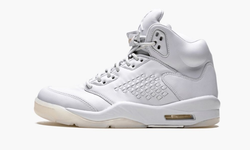 Nike Air Jordan 5 Retro Prem \'Pure Platinum\' Miesten Kengät Harmaat Platina | 241JLGBIN