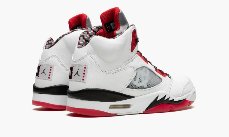 Nike Air Jordan 5 Retro Q54 'Quai 54 -2021' Miesten Kengät Valkoinen Mustat Punainen | 497SQIREY