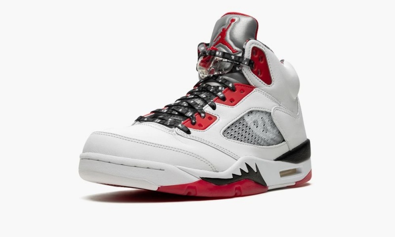 Nike Air Jordan 5 Retro Q54 'Quai 54 -2021' Miesten Kengät Valkoinen Mustat Punainen | 497SQIREY
