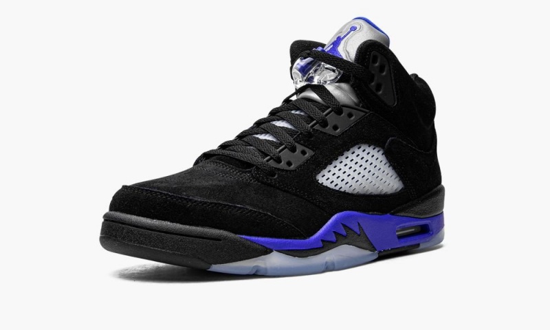 Nike Air Jordan 5 Retro 'Racer Blue' Miesten Kengät Mustat Sininen | 165ZYVOWD
