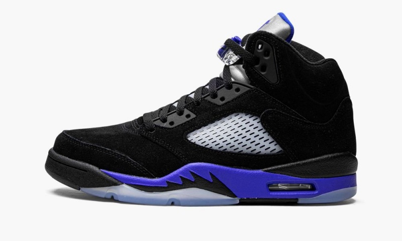 Nike Air Jordan 5 Retro \'Racer Blue\' Miesten Kengät Mustat Sininen | 165ZYVOWD