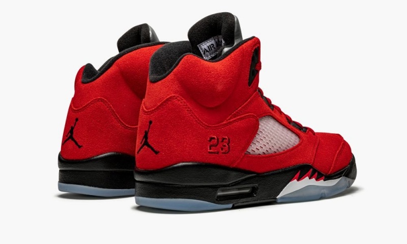 Nike Air Jordan 5 Retro 'Raging Bull 2021' Miesten Kengät Punainen Mustat Valkoinen | 610KCBJML