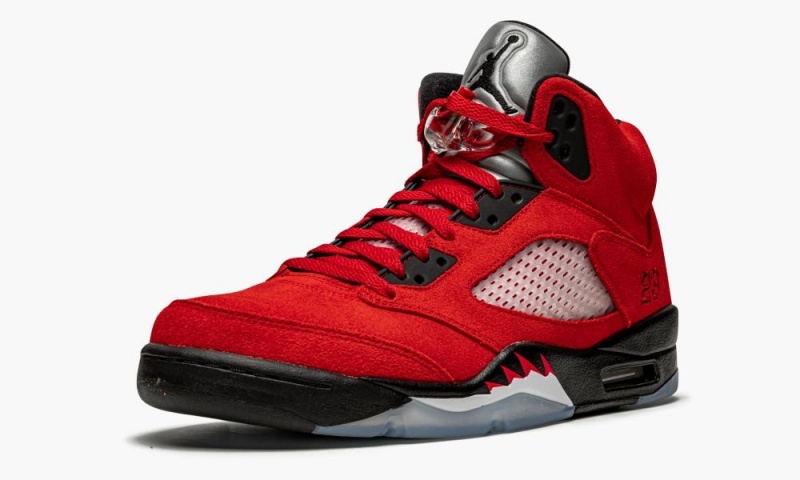 Nike Air Jordan 5 Retro 'Raging Bull 2021' Miesten Kengät Punainen Mustat Valkoinen | 610KCBJML