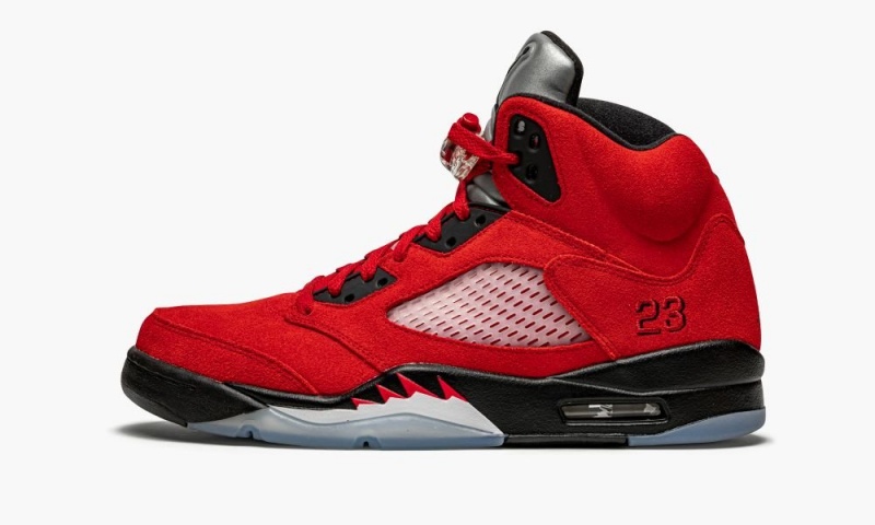 Nike Air Jordan 5 Retro \'Raging Bull 2021\' Miesten Kengät Punainen Mustat Valkoinen | 610KCBJML