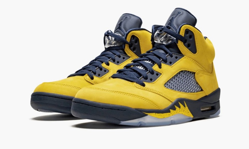 Nike Air Jordan 5 Retro SE 'Michigan' Miesten Kengät Keltainen Laivastonsininen | 153WNPQHU
