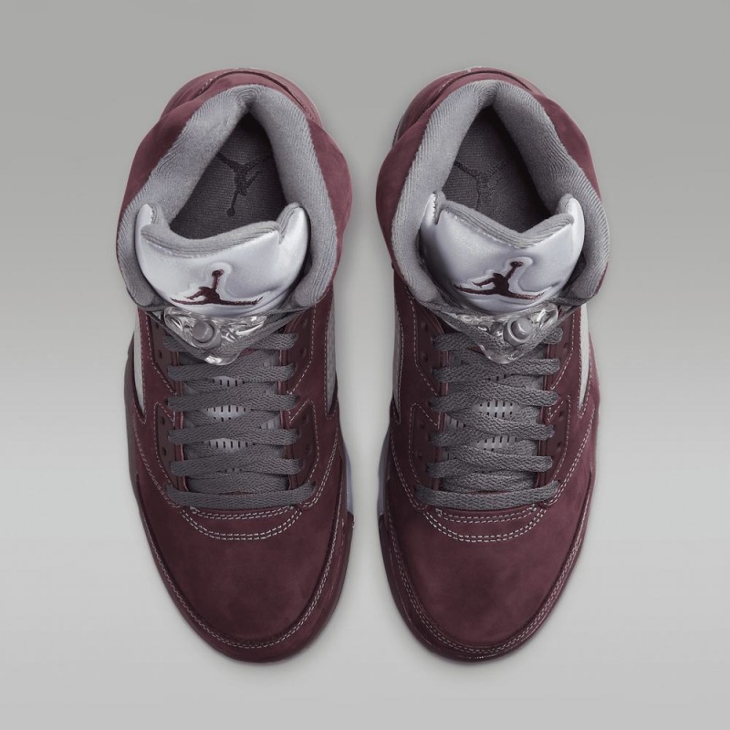 Nike Air Jordan 5 Retro SE Miesten Kengät Syvä Viininpunainen Metal Hopea Syvä Harmaat | 650ALPKMQ