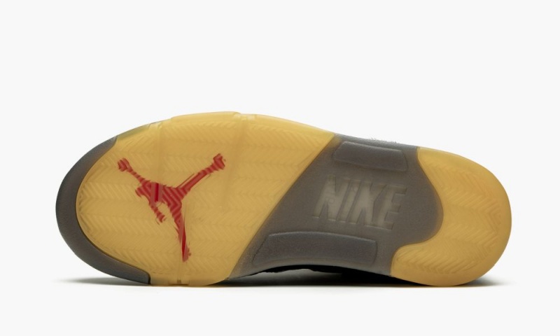 Nike Air Jordan 5 Retro SP 'Off-White' Miesten Kengät Mustat Punainen Vihreä | 986KSOIVB