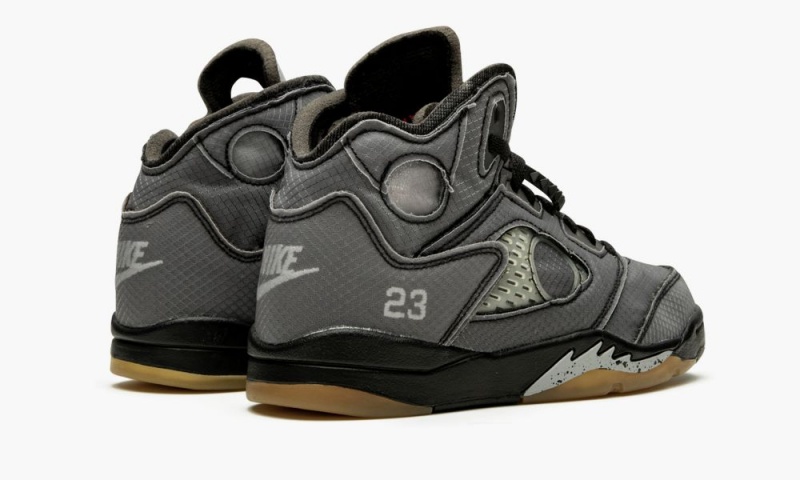 Nike Air Jordan 5 Retro SP PS 'Off White' Lasten Kengät Mustat Punainen Vihreä | 789ICXANR