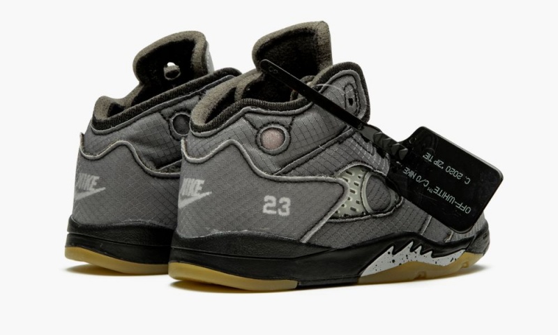Nike Air Jordan 5 Retro SP TD 'Off-White' Lasten Kengät Mustat Punainen Harmaat | 805LDTXMV