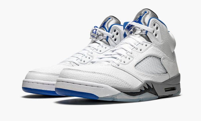 Nike Air Jordan 5 Retro 'Stealth 2.0' Miesten Kengät Valkoinen Mustat | 809JSTIMX
