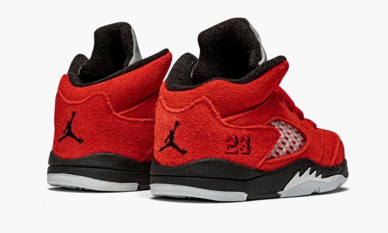 Nike Air Jordan 5 (TD) 'Raging Bull' Lasten Kengät Punainen Mustat | 372ZJRXWF