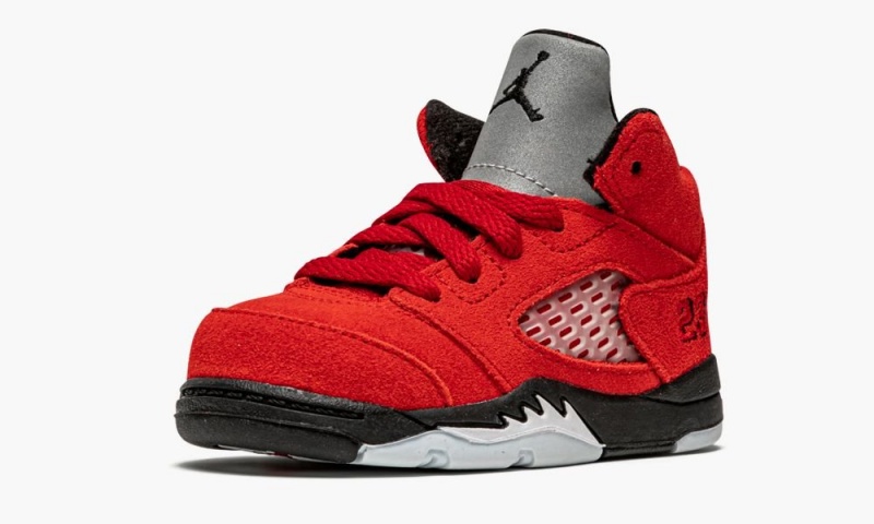 Nike Air Jordan 5 (TD) 'Raging Bull' Lasten Kengät Punainen Mustat | 372ZJRXWF