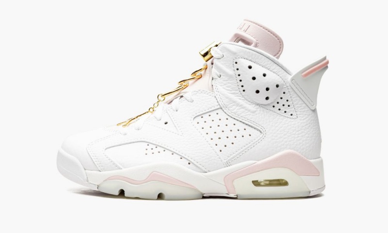 Nike Air Jordan 6 \'Gold Hoops\' Naisten Kengät Valkoinen Metal Kultaiset | 573MSZTRY