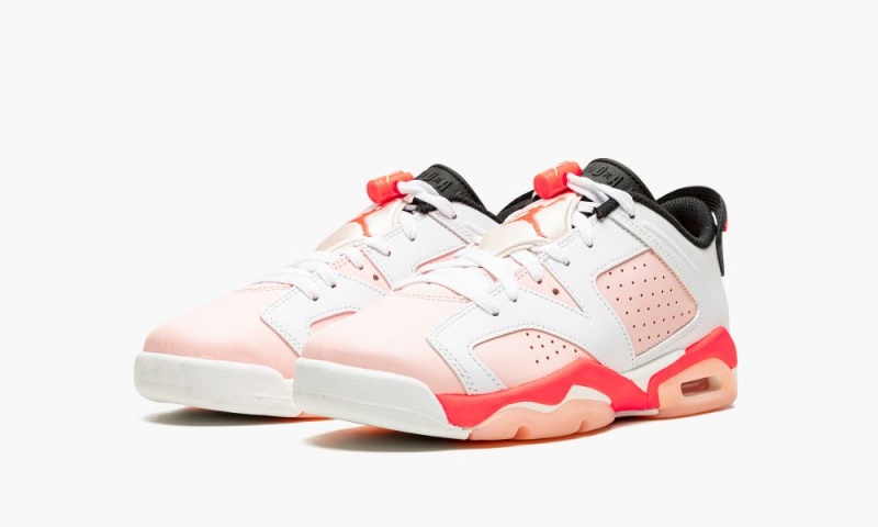 Nike Air Jordan 6 Low GS 'Atmosphere' Lasten Kengät Valkoinen Pinkki Punainen | 304INGRVQ